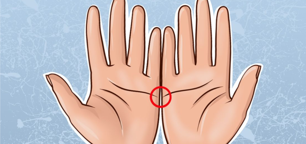 Put your hands together — if these two lines on your palm match up